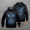 Dallas Cowboys Lava Skull 3D All-Over Print Hoodie