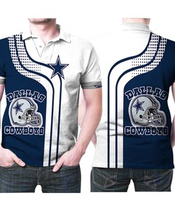 Dallas Cowboys National Football League All Over Print Design Polo Shirt for NFL Supporters