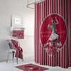 Dancing Sugar Skulls Shower Curtain Set with Custom Gothic Bathroom Decor