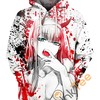 Darling in the Franxx Zero Two Custom All Over Print 3D Hoodie