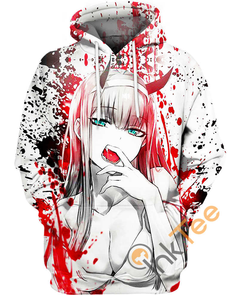 Darling in the Franxx Zero Two Custom All Over Print 3D Hoodie