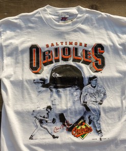 Deadstock Vintage Cal Ripken Jr. 90S Baltimore Orioles Mlb Baseball T-Shirt
