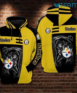 Death Holding Logo - Steelers Sideline 3D All Over Print Hoodie