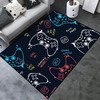 Decorative Game Printed Area Rug - Perfect for Boys Bedroom and Living Room