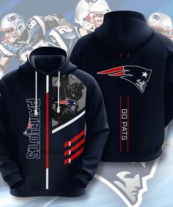 Defend Your Team with Custom Sport All Over Print Hoodie 3D for New England Patriots Fan