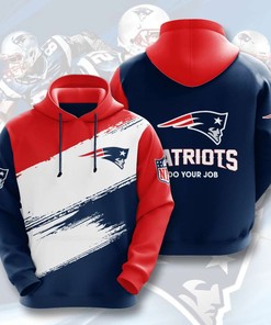 Defend Your Team with Custom Sport All Over Print Hoodie 3D for New England Patriots Fans