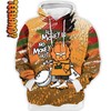 Del Sol All Money In Garfield Custom All Over Print 3D Hoodie