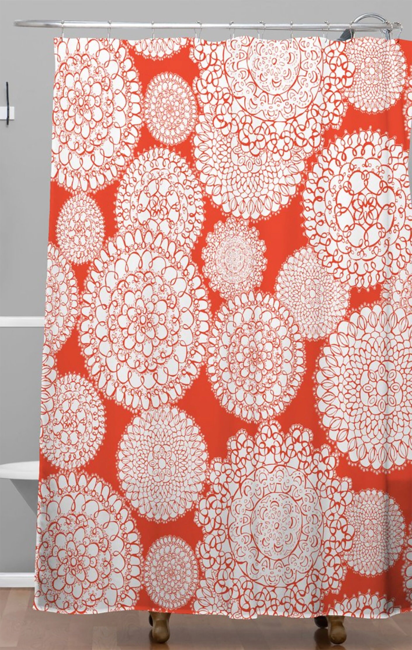 Delightful Doilies Saffron Design Brings a Bold Splash of Colors to Your Boho Bathroom - Image 2