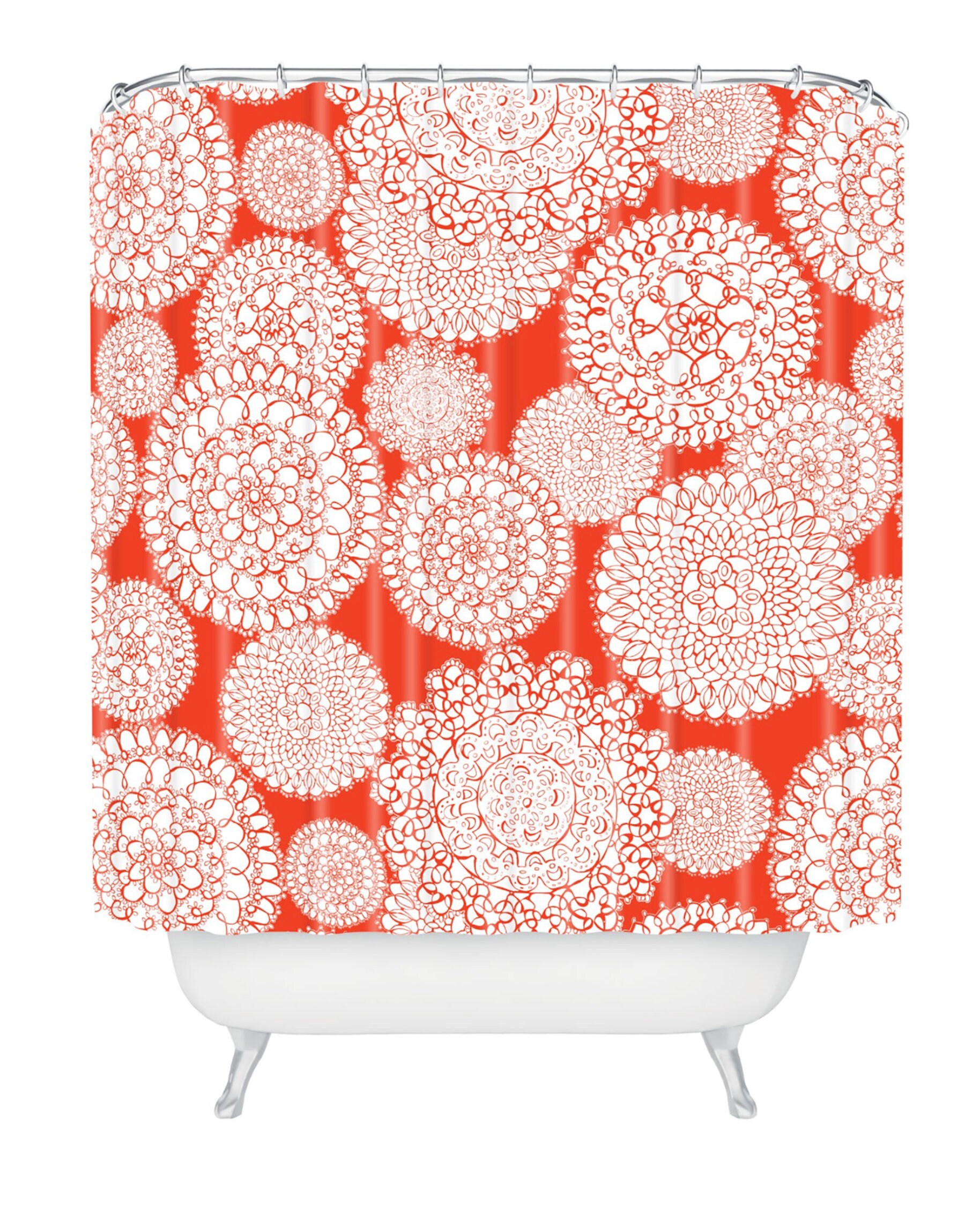 Delightful Doilies Saffron Design Brings a Bold Splash of Colors to Your Boho Bathroom - Image 3