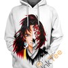 Demon Slayer Yoriichi Tsugikuni Kokushibo 3D Hoodie Design