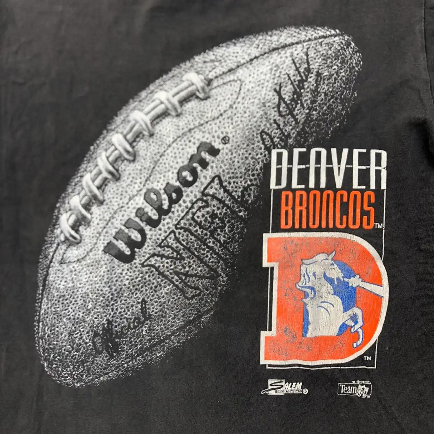 Denver Broncos 1992 Vintage T-Shirt, Hoodie & Sweatshirt Gifts For Nfl Fans - Image 2
