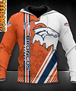 Denver Broncos Football NFL 3D All-Over Print Hoodie for Luxury and Sport Lovers