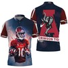 Denver Broncos Jerry Jeudy Breathable Fabric Polo Shirt with 3D All Over Print Design