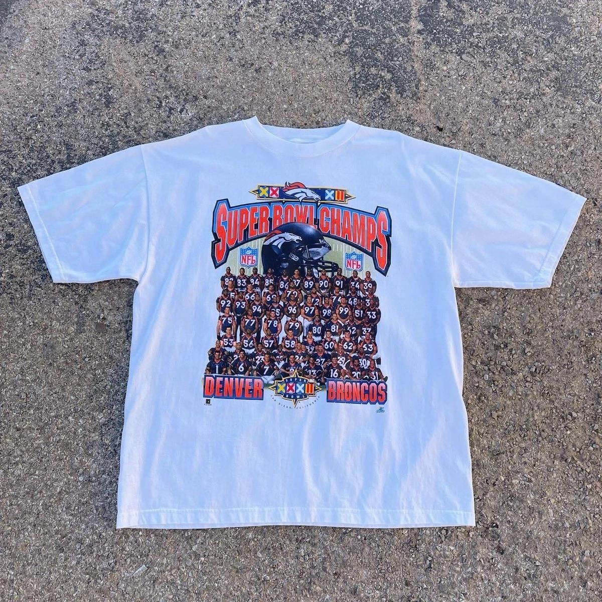 Denver Broncos NFL Super Bowl Xxxii Champs Sweatshirt T-shirt Ideal Gift for NFL Fans