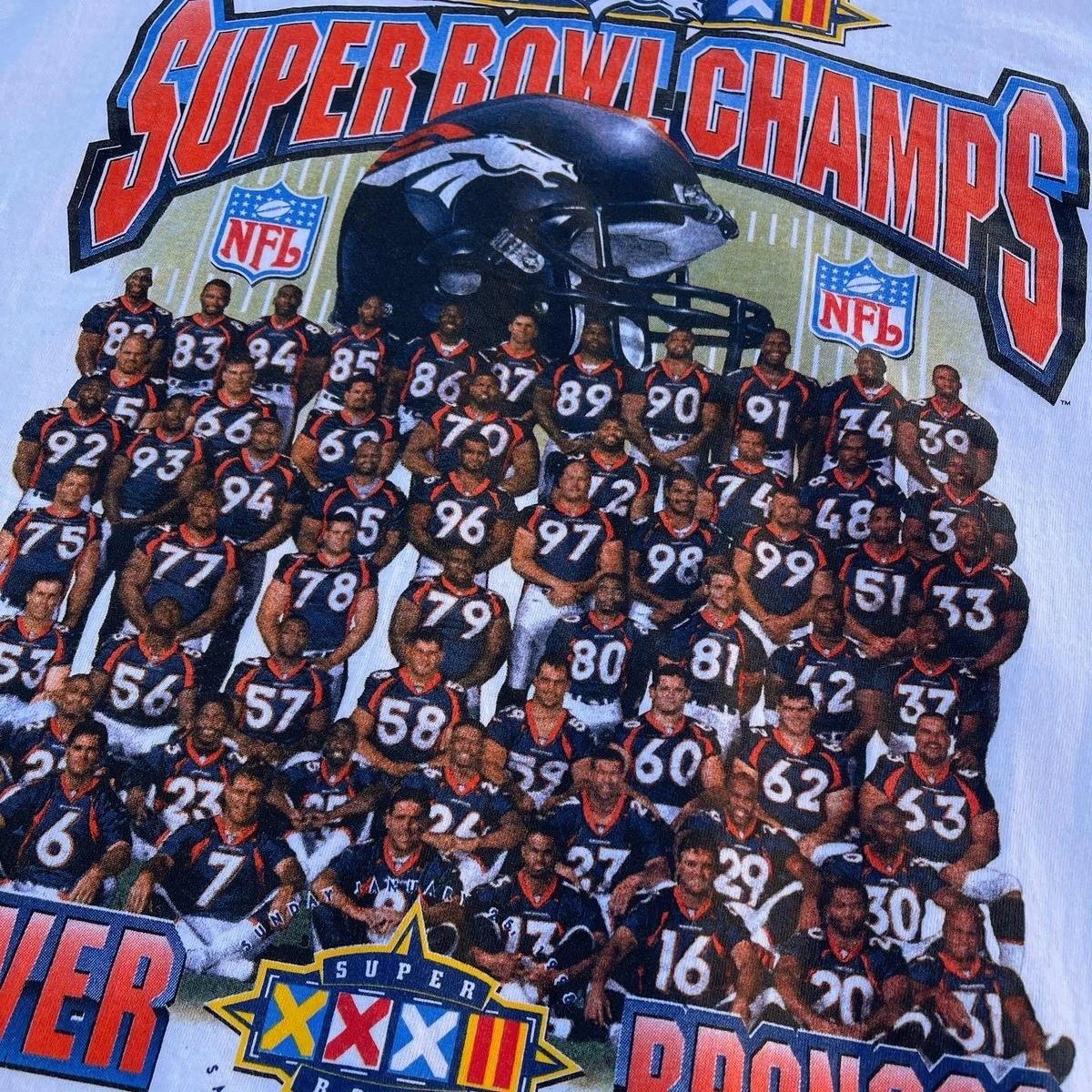 Denver Broncos NFL Super Bowl Xxxii Champs Sweatshirt T-shirt Ideal Gift for NFL Fans - Image 2