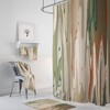 Desert Swirl Shower Curtain, Optional Bathroom Set Boho Bathroom Decor with Print Shower Curtain Print