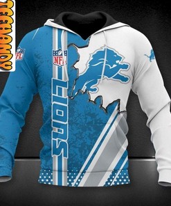 Detroit Lions Football NFL 3D Hoodie for Fans