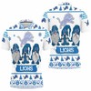 Detroit Lions Ugly Sweatshirt for a cozy winter night with 3D Breathable Fabric Polo Shirt