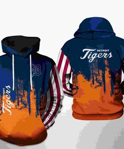 Detroit Tigers All Over Print MLB Team US 3D Hoodie
