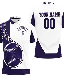 Detroit Tigers Personalized 3D All Over Print Polo Shirt with Breathable Fabric and Athleisure