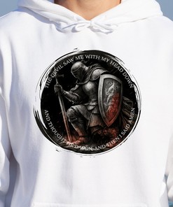 Devil Saw Me T-Shirt - Christian Man Faith Gift Tee