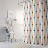 Diamond Pattern Mid Century Modern Shower Curtain - Classic Bathroom Upgrade