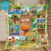 Dinosaur Train Gifts for Kids with Personalized Dinosaur Train Quilt Blanket
