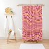 Disney 70s Style Psychedelic Shower Curtain, Boho Design, Eco-Friendly and Waterproof Material with Hooks Included