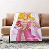 Disney Aurora Blanket for Living Room with Quotes and Personalized Name Blanket sofa full size