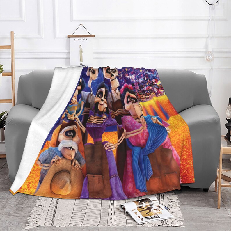 Disney Baby Animals COCO Blanket - Personalized Tapestry Bed Throw for Newborns - Image 3