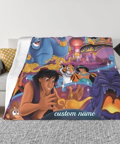 Disney Baby Animals Fleece Blanket - Personalized Name - Nursery Decor - Baby Shower Gift
