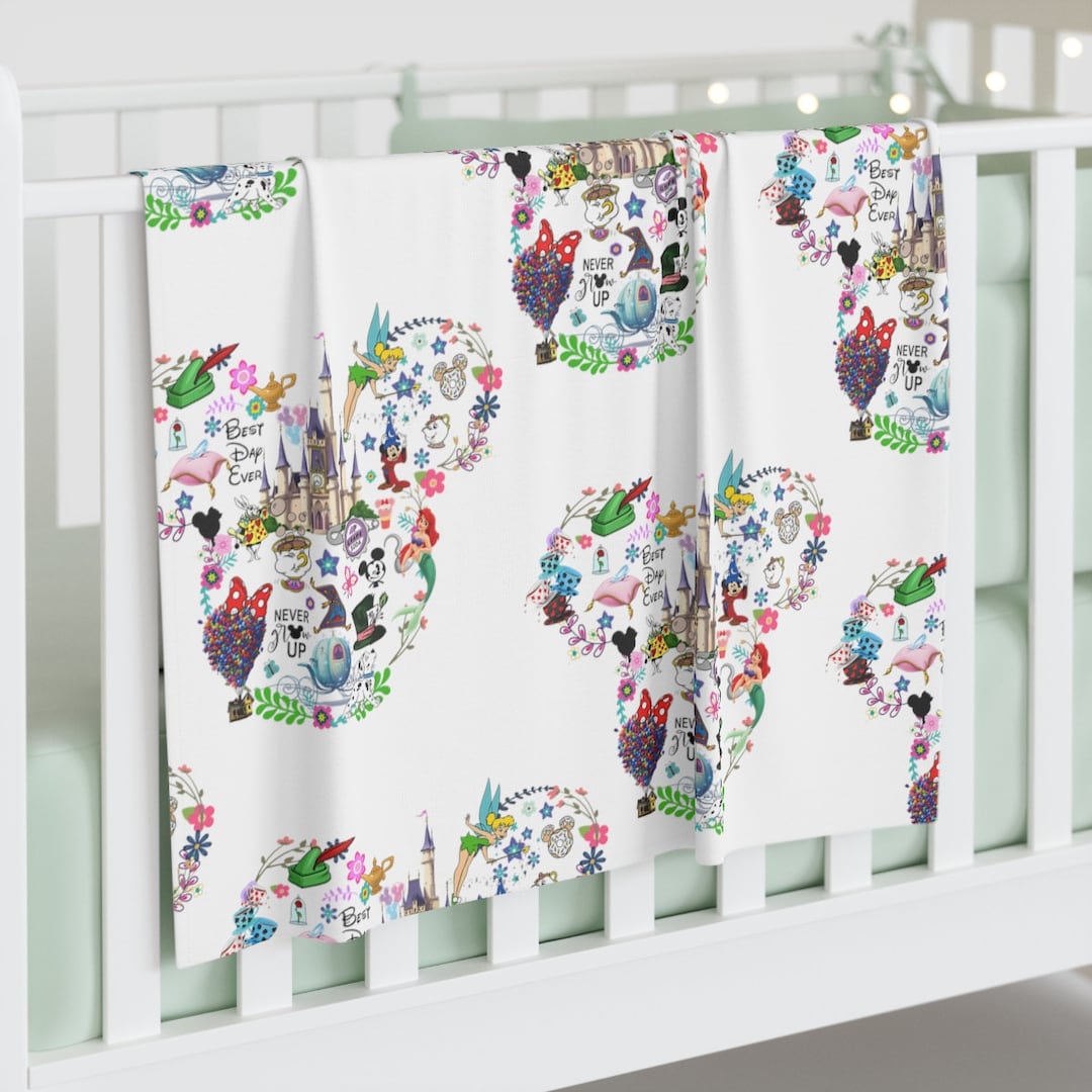 Disney Baby Swaddle Blanket - Adorable Infant Receiving Blanket for Disney Lovers
