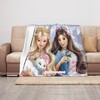 Disney Barbie Customized Throw Blanket with Personalized Name - Perfect Gift Idea