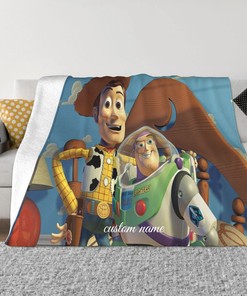 Disney Blanket Christmas - Personalized Name and Design - Holiday Gift Idea for Kids and Adults
