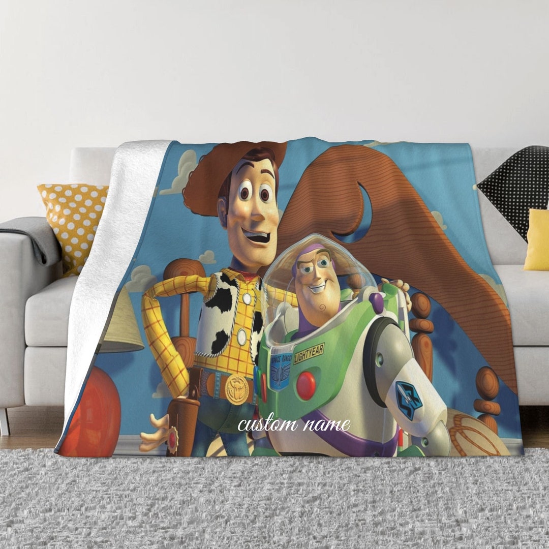 Disney Blanket Christmas - Personalized Name and Design - Holiday Gift Idea for Kids and Adults