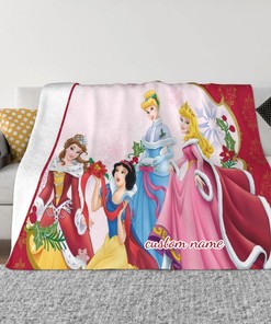 Disney Blanket for Living Room - Personalized Name and Design - Cozy and Stylish Home Decor