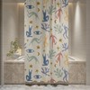 Disney Boho Abstract Matisse Patterns Shower Curtain, Trendy and Eco-Friendly Waterproof Decor with Hooks Included