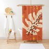 Disney Boho Botanic Abstract Patterns Shower Curtain, Trendy and Eco-Friendly Decoration with Hooks Included