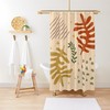 Disney Boho Botanic Shower Curtain, Trendy Design, Eco-Friendly and Waterproof Material, Boho Decoration, Hooks Included