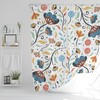 Disney Boho Colorful Floral Botanical Shower Curtain, Unique Gift and Eco-Friendly Polyester Waterproof Design
