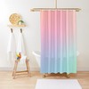 Disney Boho Holografisch Shower Curtain, Abstract and Eco-Friendly Material, Chic Decor, Hooks Included