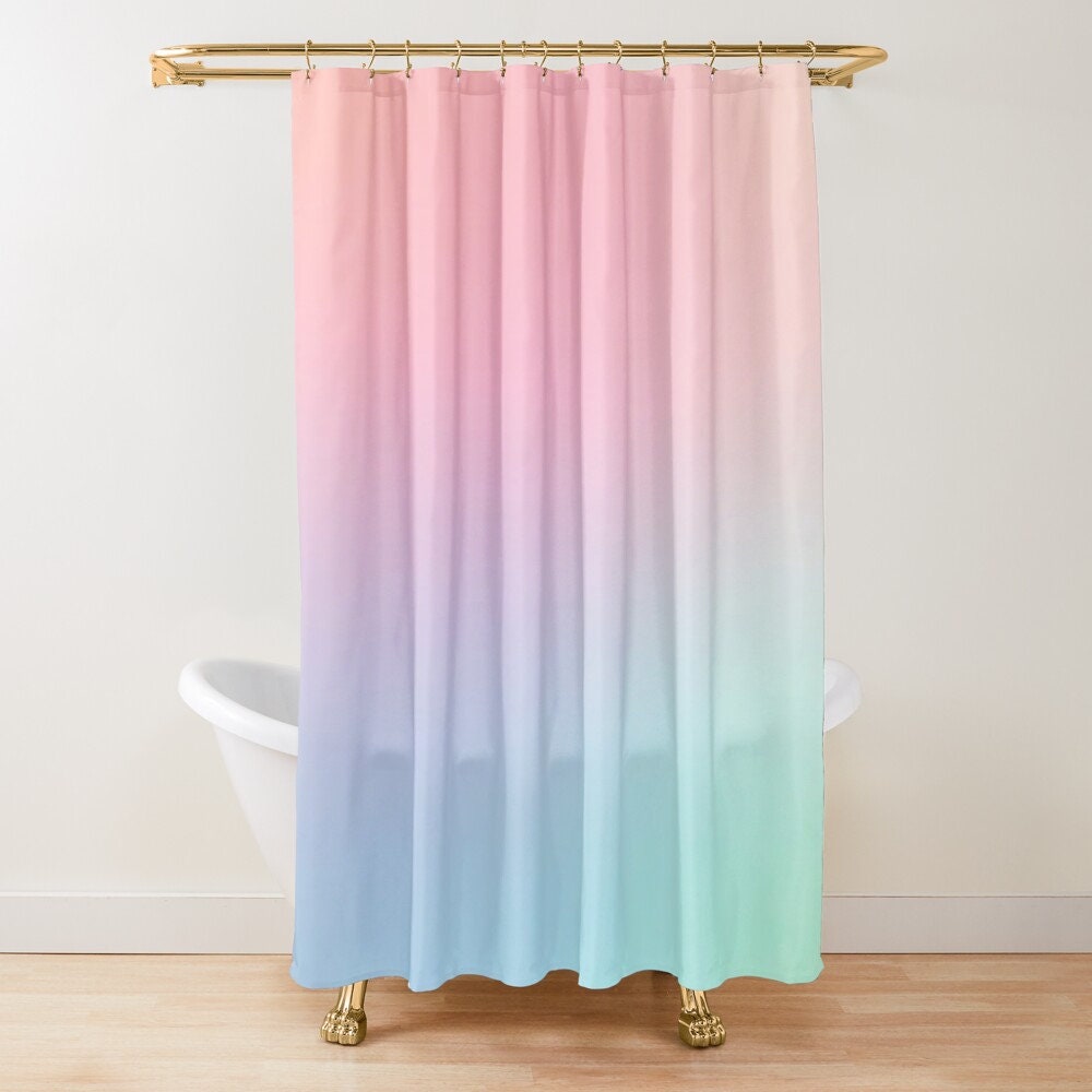 Disney Boho Holografisch Shower Curtain, Abstract and Eco-Friendly Material, Chic Decor, Hooks Included - Image 2