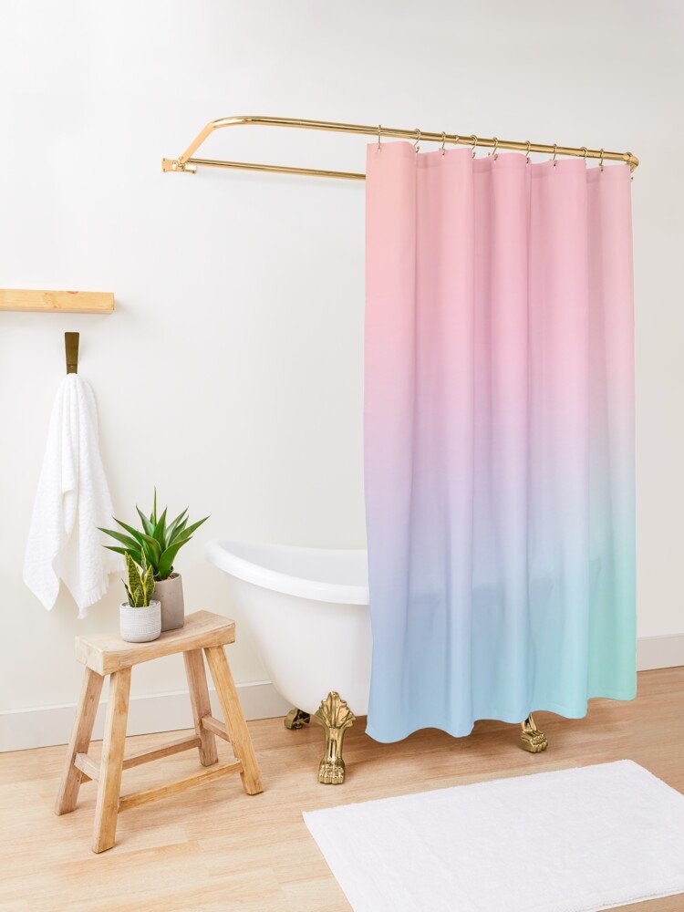 Disney Boho Holografisch Shower Curtain, Abstract and Eco-Friendly Material, Chic Decor, Hooks Included - Image 3