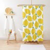 Disney Boho Lemon Shower Curtain, Fruits Curtain, Summer-themed and Eco-Friendly Waterproof Design with Hooks Included
