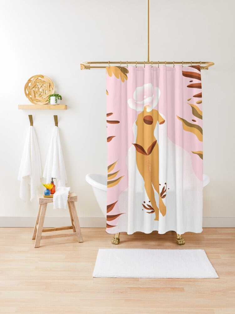 Disney Boho Meisjesgordijn, Milieuvriendelijk Lang Gordijn, Waterdicht Extra Duurzaam, Roze Gordijn