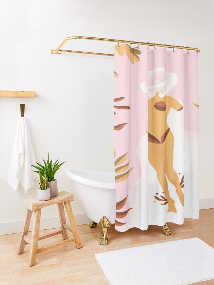Disney Boho Meisjesgordijn, Milieuvriendelijk Lang Gordijn, Waterdicht Extra Duurzaam, Roze Gordijn - Image 3