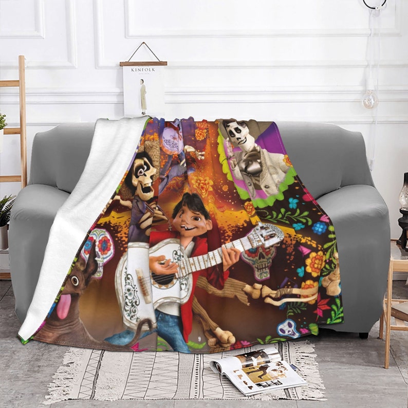 Disney COCO Blanket for Baby Boy - Personalized Tapestry Nursery Bedding - Image 3