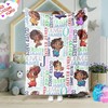 Disney Christmas Blanket for Babies - Custom Name Gift for the Holidays