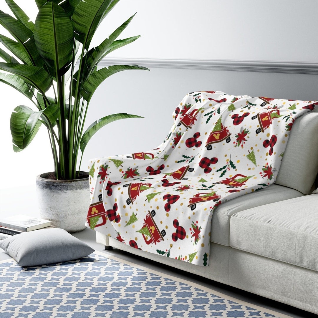 Disney Christmas Tree Blanket with Hidden Mickey - Cozy Up with a Festive Holiday Classic