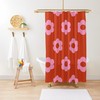 Disney Colorful Boho Floral Shower Curtain, Chic and Eco-Friendly Design, Flowers